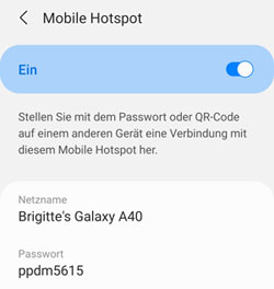 WLAN per Smartphone einrichten