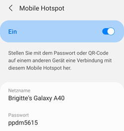 WLAN per Smartphone einrichten