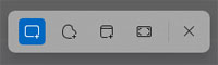 Symbolleiste Snippingtool