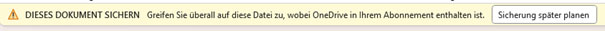 Balken Datensicherung